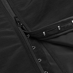 Stretch Mesh Zipper Shapewear Pants