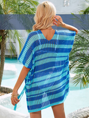 Celestia Angel Wings Tassel Cover-Up - Royal Blue