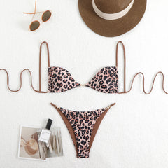 Fashion Bikini Three-Point Tight Split Women