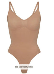Khaki T-Shaped Shapewear with Hip Support