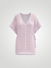 Aurora Angel Wings Slit Cover-Up - Pink
