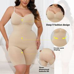 Skin Color Boxer Shapewear with Hip Support