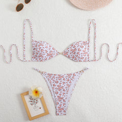 Fashion Bikini Three-Point Tight Split Women