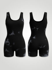 Nova Tie-Dye Wide Strap Active Romper - B&B