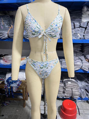 Breathable Banded Bikini Swimsuit