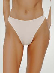 Solara Scoop Neck Wide Strap Swim Set - White