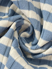 Coastal Stroll™ Striped Wide Leg Pants - Cerulean