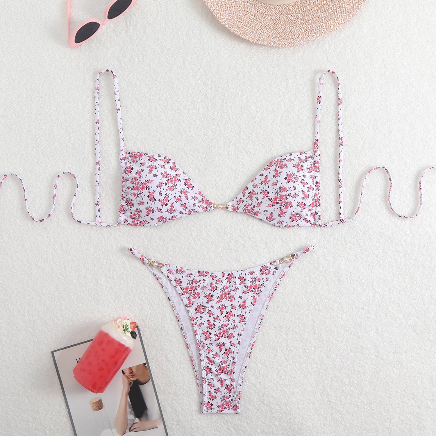 Fashion Bikini Three-Point Tight Split Women