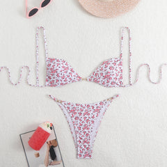Fashion Bikini Three-Point Tight Split Women