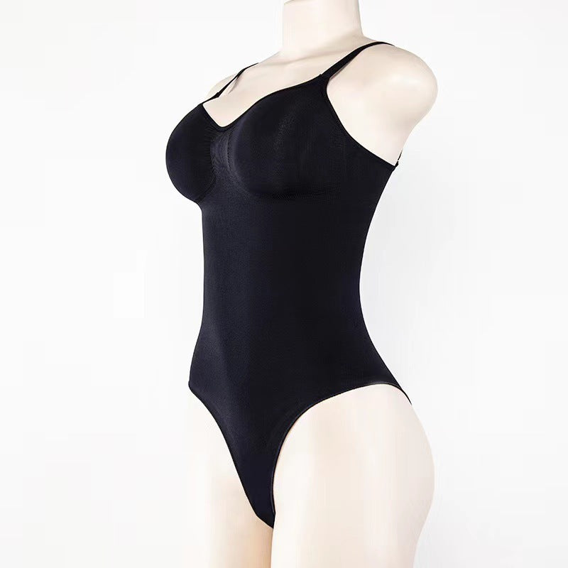 Black Triangle Shapewear with Hip Support