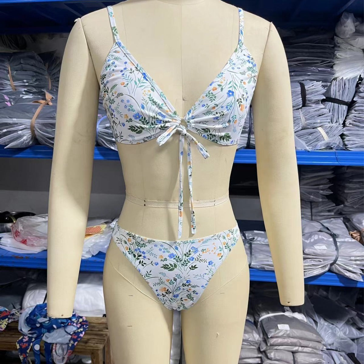Breathable Banded Bikini Swimsuit