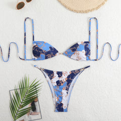 Fashion Bikini Three-Point Tight Split Women