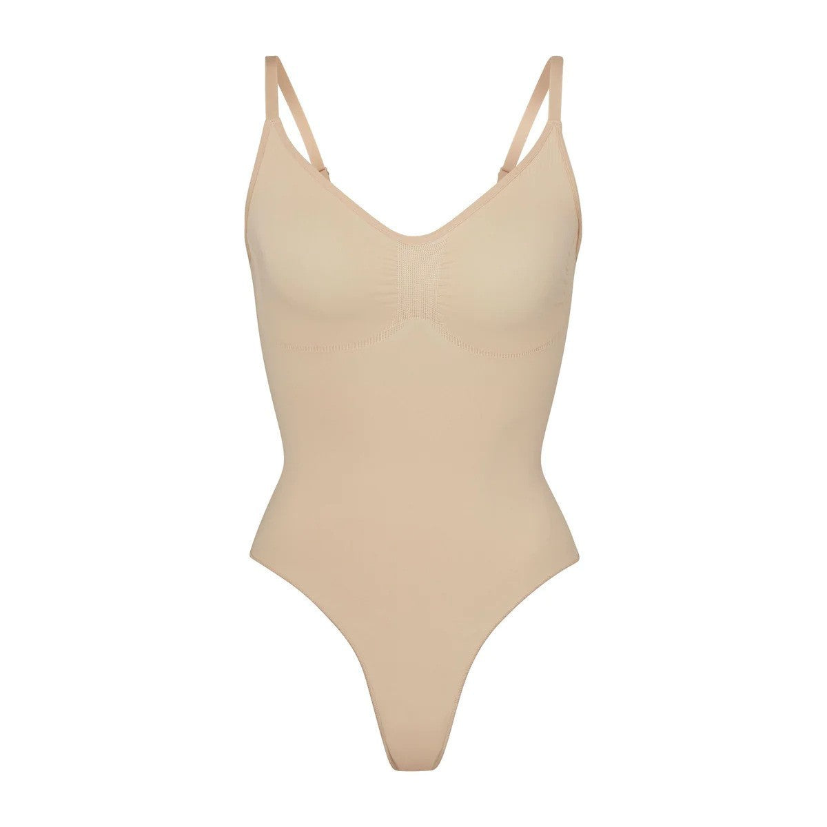 Skin Color T-Shaped Shapewear with Hip Support