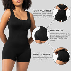 Women’s Solid Color Integrated Sports Shapewear